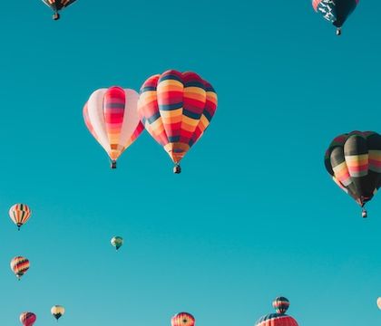 hot air balloons